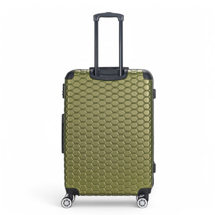 Hard Shell ABS 8 Wheel Luggage Travel Cabin Holiday Bags Suitcase Set