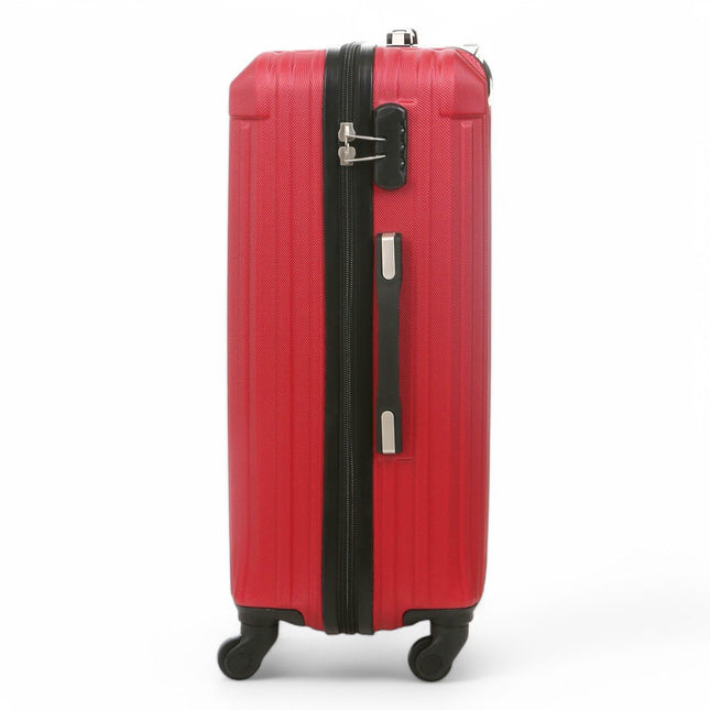 Hard Shell ABS 4 Wheels Luggage Travel Cabin Suitcase Set