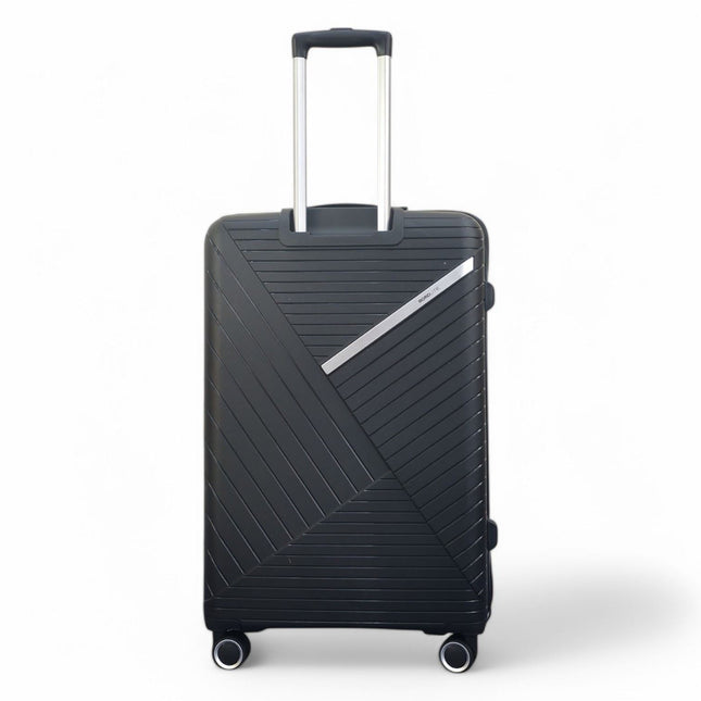 Robust PP Hard Shell 8 Wheels Luggage Travel Holiday Cabin Suitcase Set