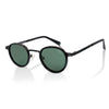 De-Gamme Black Retro Round Polarized Sunglasses - Paris