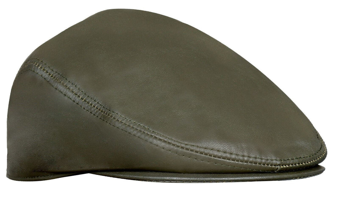 Mens  Flat Hat Leather Peaky Blinders Beret Newsboy Gatsby Golf Cabbie Cap