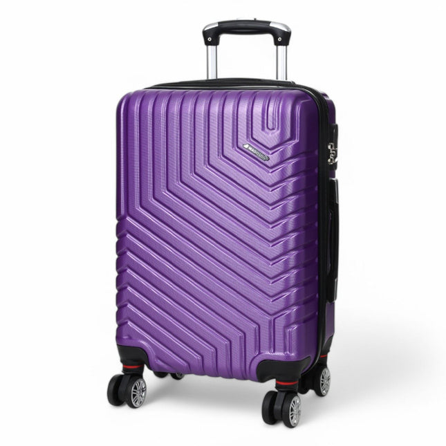 Hard Shell Expandable Cabin 55 x 37 x 22 cm cm ABS Suitcase Luggage Suitable for Easyjet, Ryanair