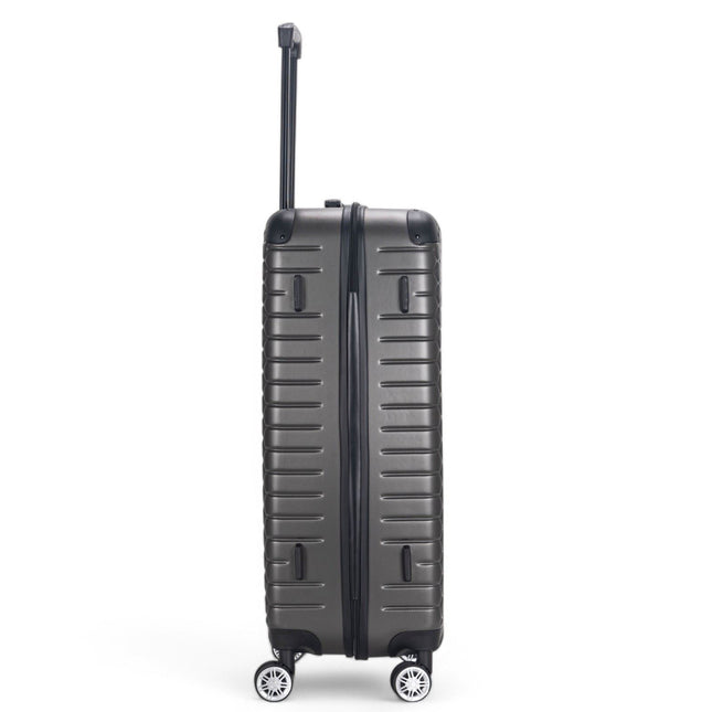 Hard Shell ABS 8 Wheel Luggage Travel Cabin Holiday Bags Suitcase Set