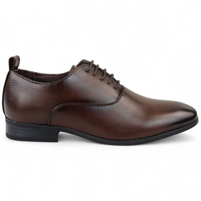 Men’s Brown Classic Lace Up Oxford Derby Shoes