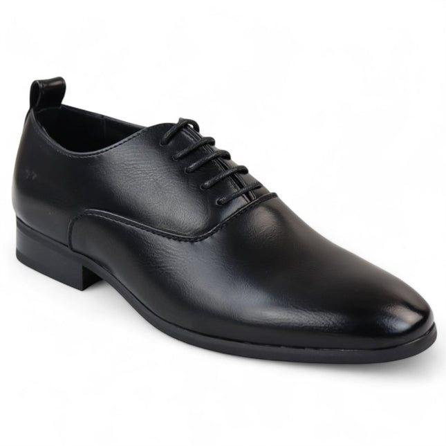 Men’s Black Classic Lace Up Oxford Derby Shoes