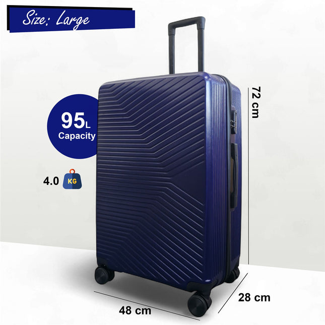 Hardshell Suitcase Set Robust 8 Wheel Cabin Luggage Case Bag