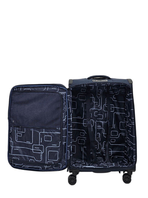 Lightweight  4 Wheel Luggage Travel Soft Cabin Bag
