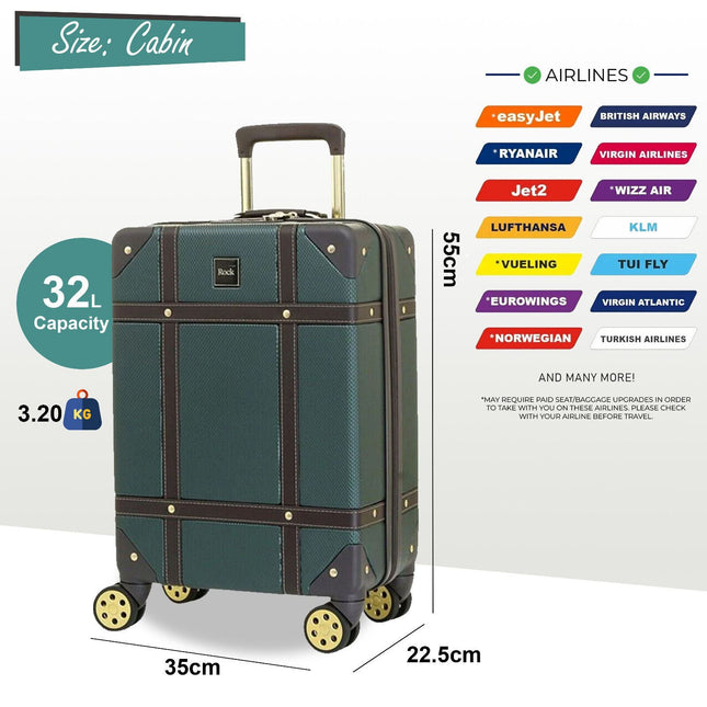 Hard Shell  Luggage Suitcase Trunk Cabin Travel Bags