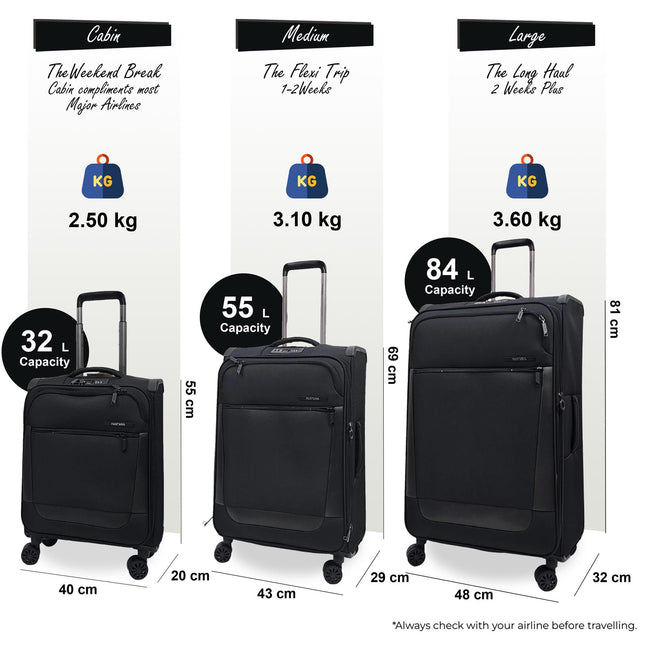 Lightweight  4 Wheel Luggage Suitcase