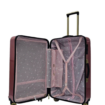 Hard Shell Flower Print Suitcase Luggage Set