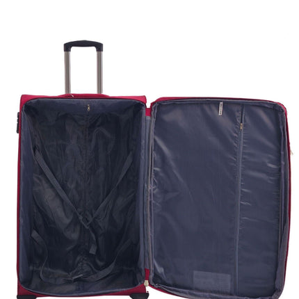 Soft 3 pcs Luggage Suitcase Set Cabin Light Travel Bags