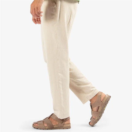 Panama Jack Men's Waterproof Taupe Leather Sandals - Stanley C8