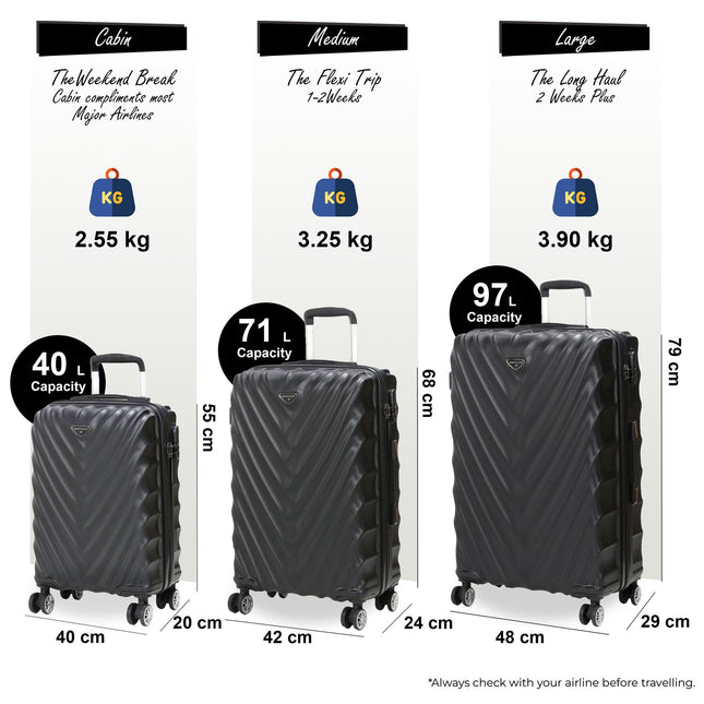 Strong ABS Hard Shell Luggage Suitcase