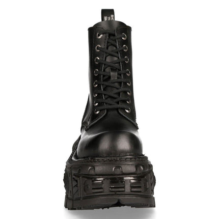 New Rock Unisex Military Techno Platform Boots- M-Mili084N-S5