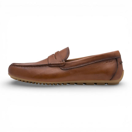 Tamaris Mens Brown Leather Moccasin Loafers Casual Shoes