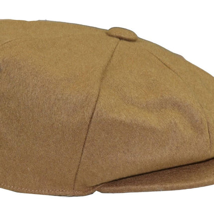 Mens Peaky Blinders Newsboy Wool 8 Panel Gatsby Flat Baker Hat