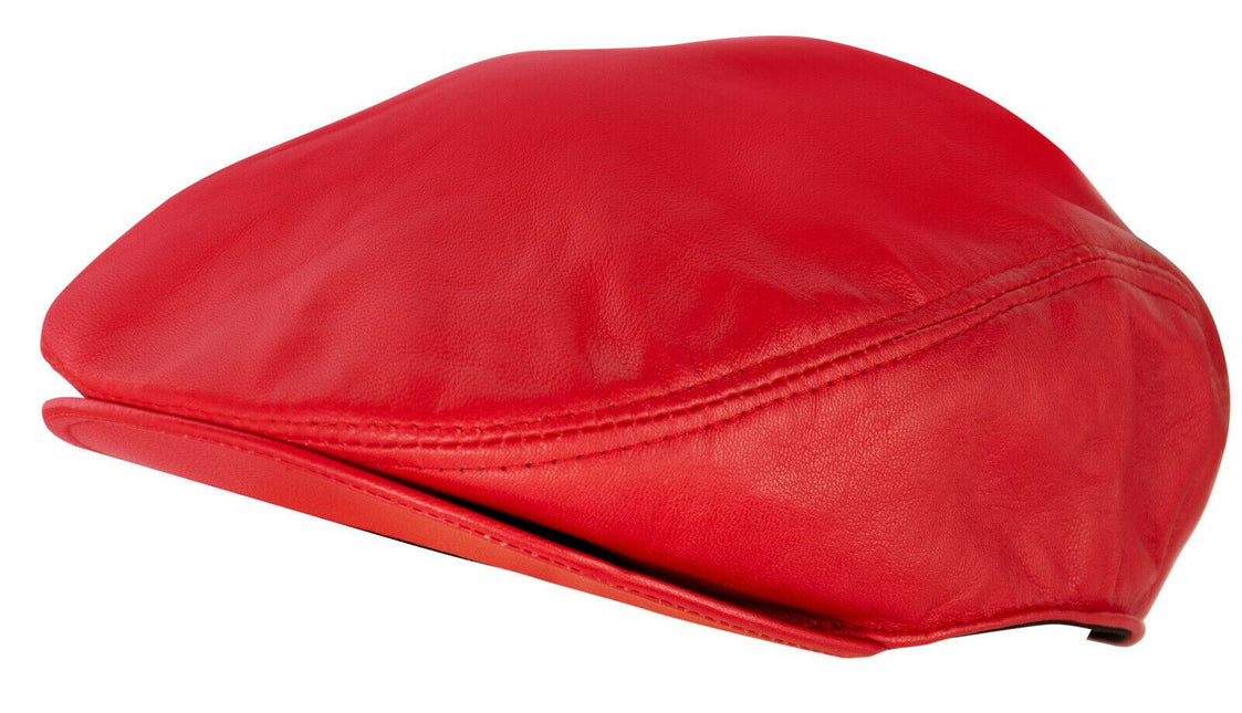 Mens  Flat Hat Leather Peaky Blinders Beret Newsboy Gatsby Golf Cabbie Cap