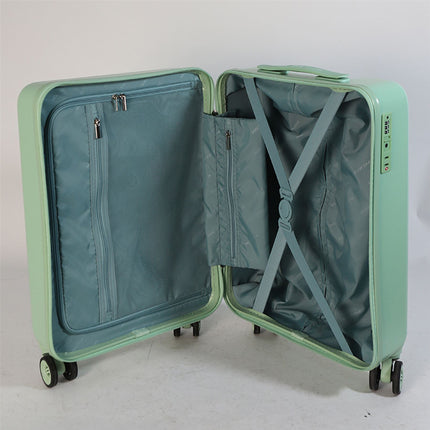 Hard Shell Cabin 44 x 22 x 38 cm TSA Secure Luggage Suitcase Suitable for Easyjet, Ryanair