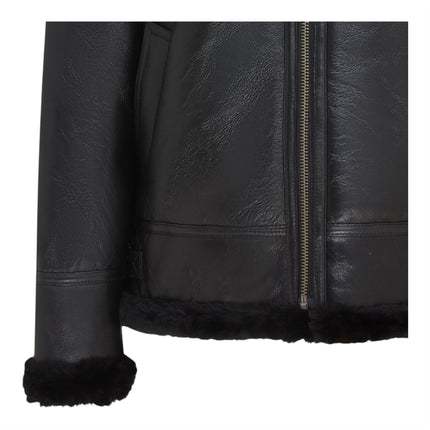 Mens B3 Aviator Real Sheepskin Leather Flying Jacket-Hobart