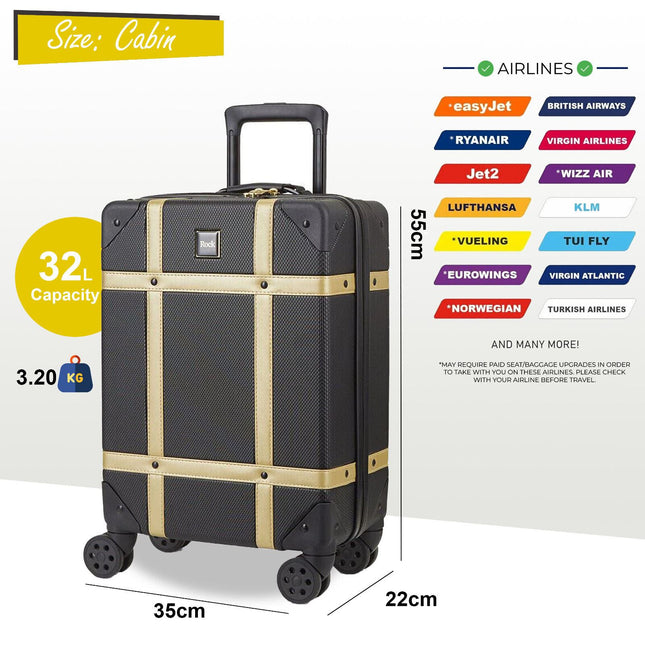 Hard Shell  Luggage Suitcase Trunk Cabin Travel Bags