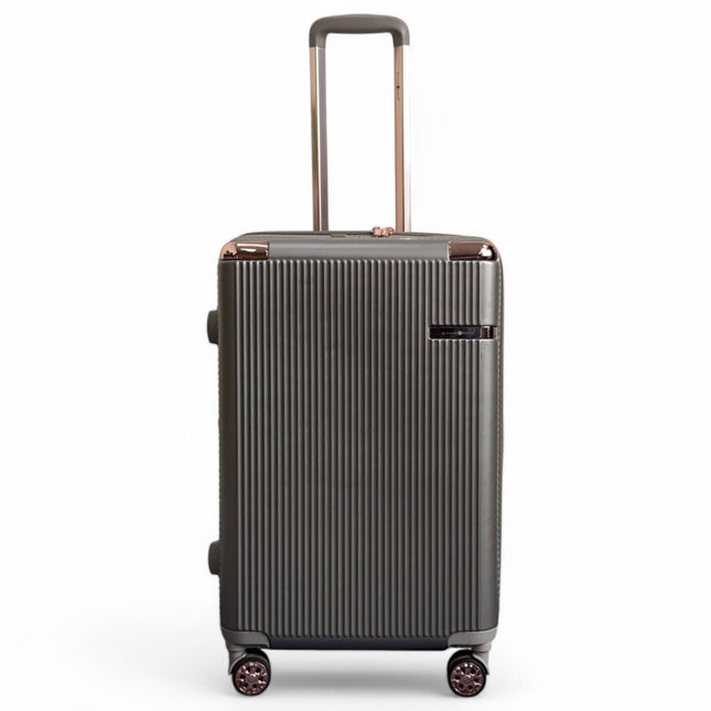 Expandable Hard Shell 8 Wheels Luggage Travel Cabin Suitcase Set