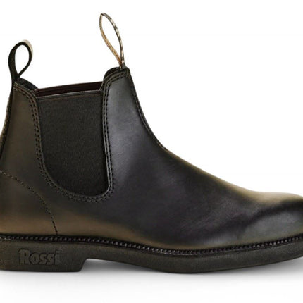 Rossi 607 Booma Black Leather Chelsea Boot