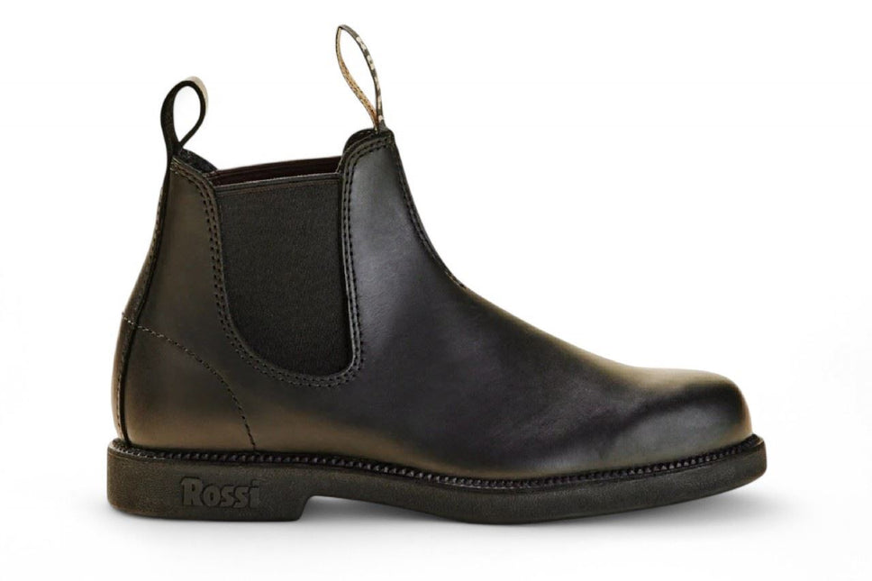 Rossi 607 Booma Black Leather Chelsea Boot