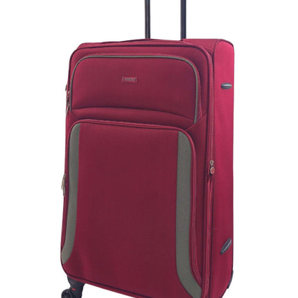 Soft Shell Suitcase Luggage Set Travel Light Carry On Cabin Bag