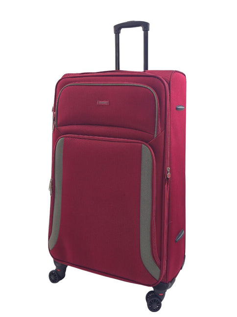 Soft Shell Suitcase Luggage Set Travel Light Carry On Cabin Bag