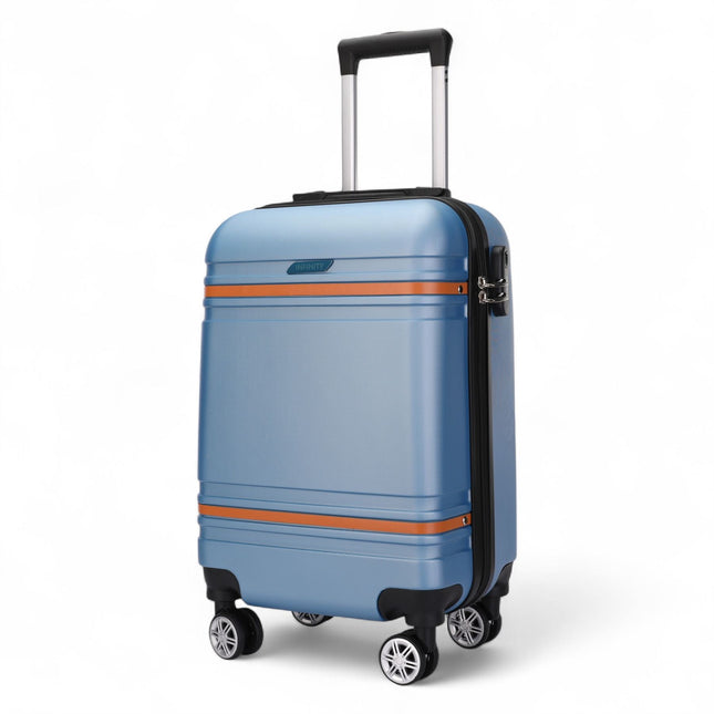 Hard Shell Cabin 36 x 22 x 56 cm ABS Suitcase Suitable for Easyjet, Ryanair, Wizzair