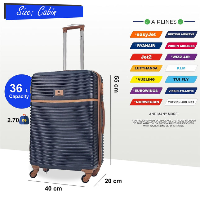 Hardshell ABS Suitcase Luggage Travel Set