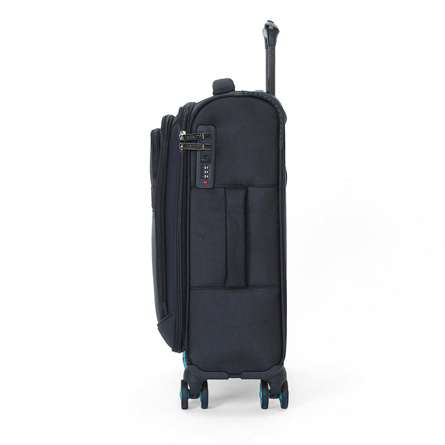 Soft Shell 1680D Cabin Suitcase 56x37x25cm 8 Wheel TSA Lock Luggage