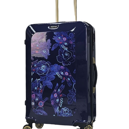 Hard Shell Flower Print Suitcase Luggage Set