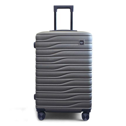 Hardshell Coffee Suitcase Set Robust 8 Wheel Luggage Cabin Case Bag