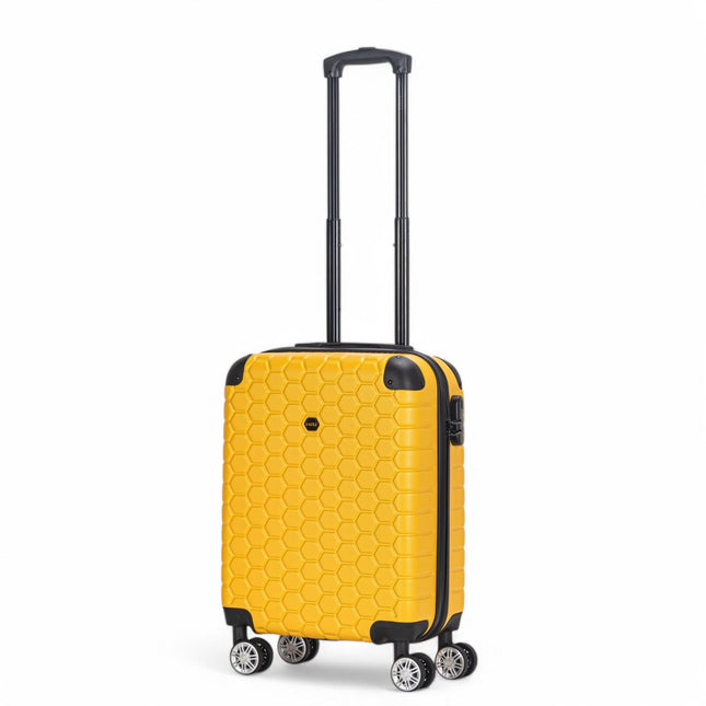 Strong ABS Hardshell Cabin Suitcase 55 x 40 x 20 cm Luggage Suitable for Easyjet, Ryanair
