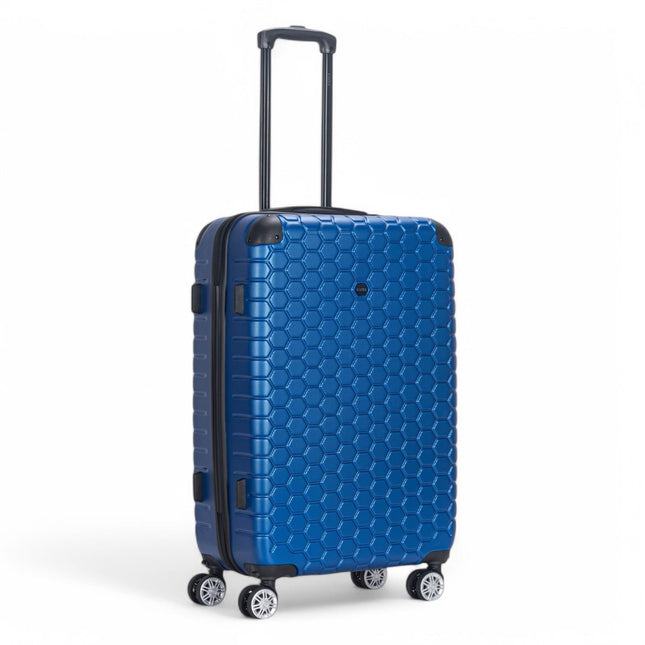 Hard Shell ABS 8 Wheel Luggage Travel Cabin Holiday Bags Suitcase Set
