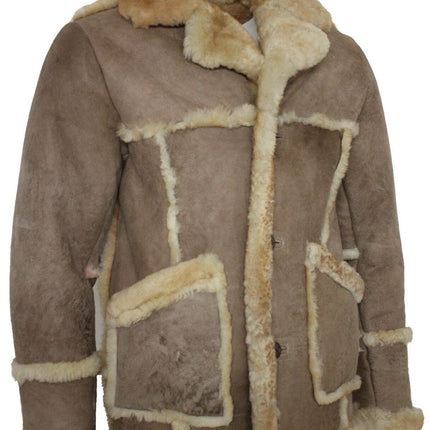 Men’s Designer Winter Sheepskin Fur Coat-Zaragoza