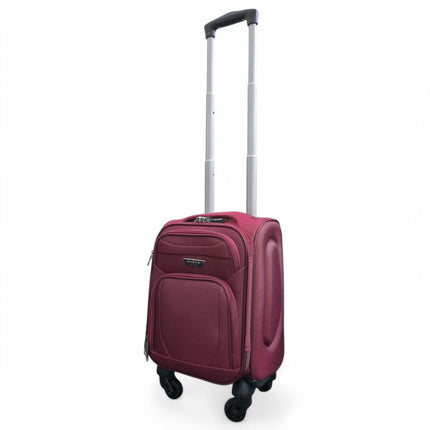 Soft Shell Lightweight Nylon Suitcase Set 4 Wheel Travel Case Holiday Bags