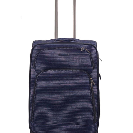 Lightweight Print Suitcases 8 Wheel Luggage Travel Soft Bags Set