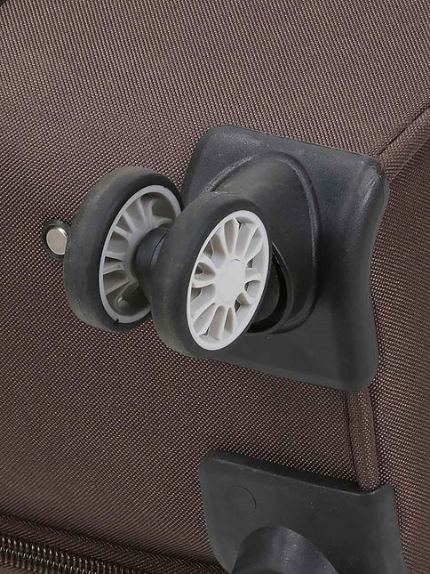 Lightweight Soft Casing Cabin Suitcase 8 Wheel Luggage Travel