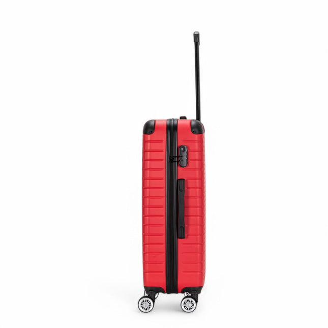 Hard Shell ABS 8 Wheel Luggage Travel Cabin Holiday Bags Suitcase Set