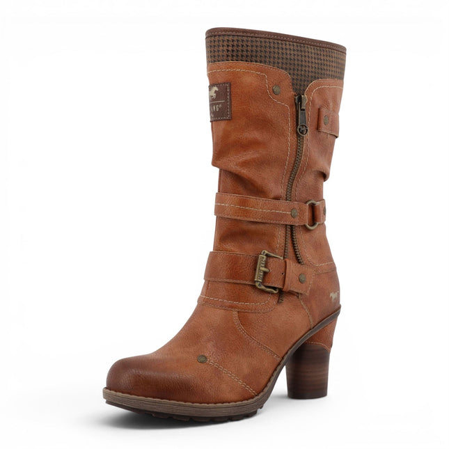 Mustang Women's Mid-Calf Heeled Long Boots - M0162001