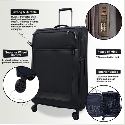 Lightweight  4 Wheel Luggage Suitcase