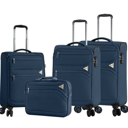 Lightweight Soft  Dual 4 Wheel Luggage Suitcases