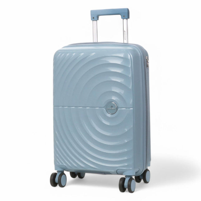 Expandable Hard Shell 8 Wheels Luggage Travel Cabin Suitcase Set