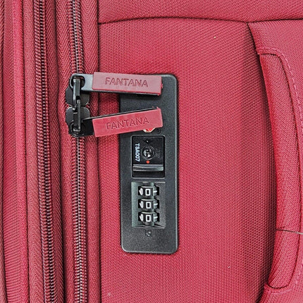 Lightweight  4 Wheel Luggage Travel Soft Cabin Bag