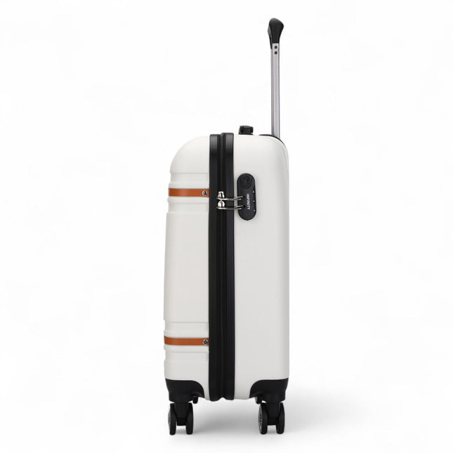 Hard Shell Cabin 36 x 22 x 56 cm ABS Suitcase Suitable for Easyjet, Ryanair, Wizzair