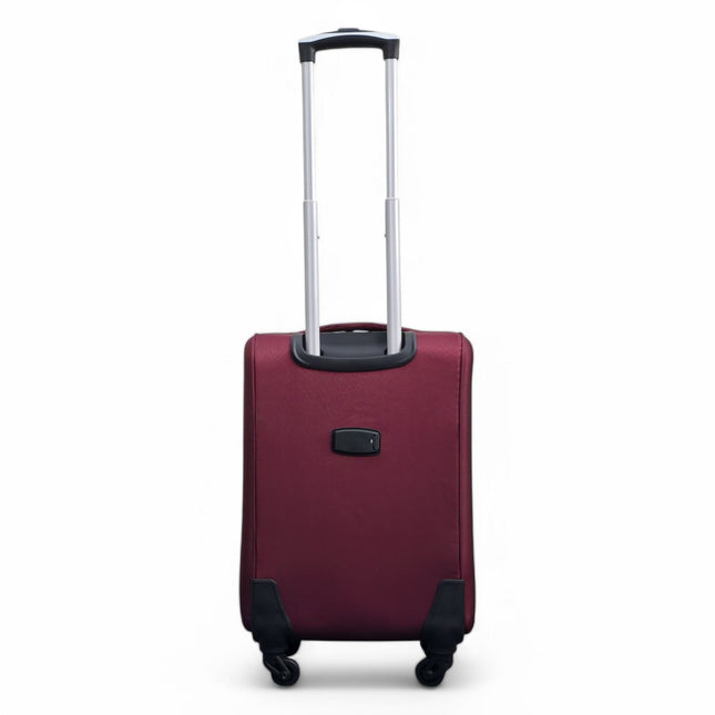 Expandable Soft Shell Cabin Suitcase 50.5 x 37 x 26 cm Luggage Suitable for Easyjet, Ryanair