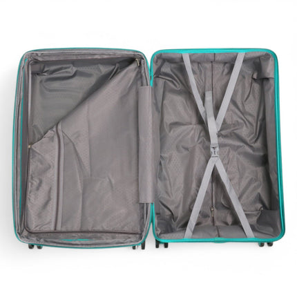 Expandable Hard Shell 8 Wheels Luggage Travel Cabin Suitcase Set