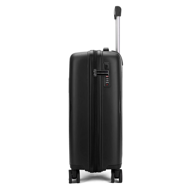 Robust Hard Shell Cabin Suitcase 37.5 x 20.5 x 55 cm TSA Luggage Suitable for Easyjet, Ryanair, Wizzair